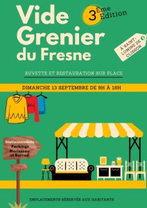 3ème édition du vide grenier du Fresne