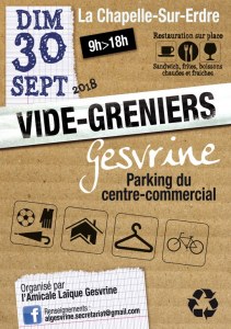 Vide-greniers - Gesvrine - La Chapelle sur Erdre