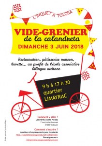 Vide-Greniers Calandreta - QuartierLimayrac - Inquet a Tolosa à Toulouse