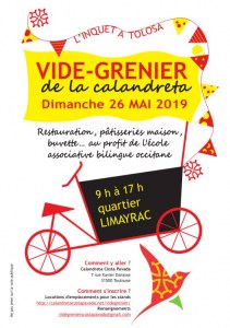 Vide-Grenier Calandreta Còsta Pavada - Quartier Limayrac - Inquet a Tolosa