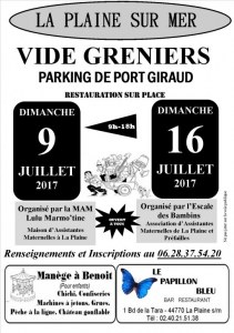 VIDE GRENIERS LA PLAINE SUR MER