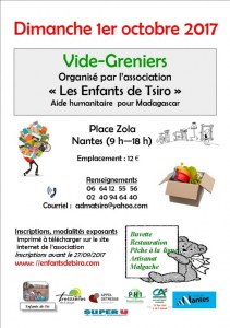 Vide-greniers des Enfants de Tsiro