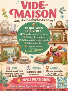 VIDE MAISON de la famille Carrara