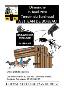 Vide grenier Vide box du CAPR44